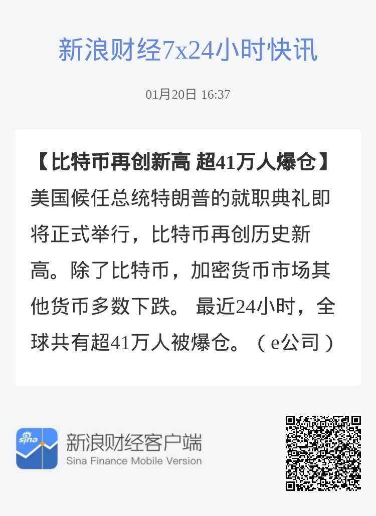 比特币再创新高，超41万人爆仓——市场动荡中的机遇与挑战